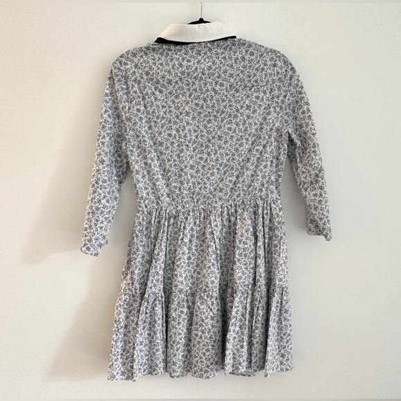 ENGLISH FACTORY Long Sleeve Pleated Dress with Collar size S - Picture 4 of 5